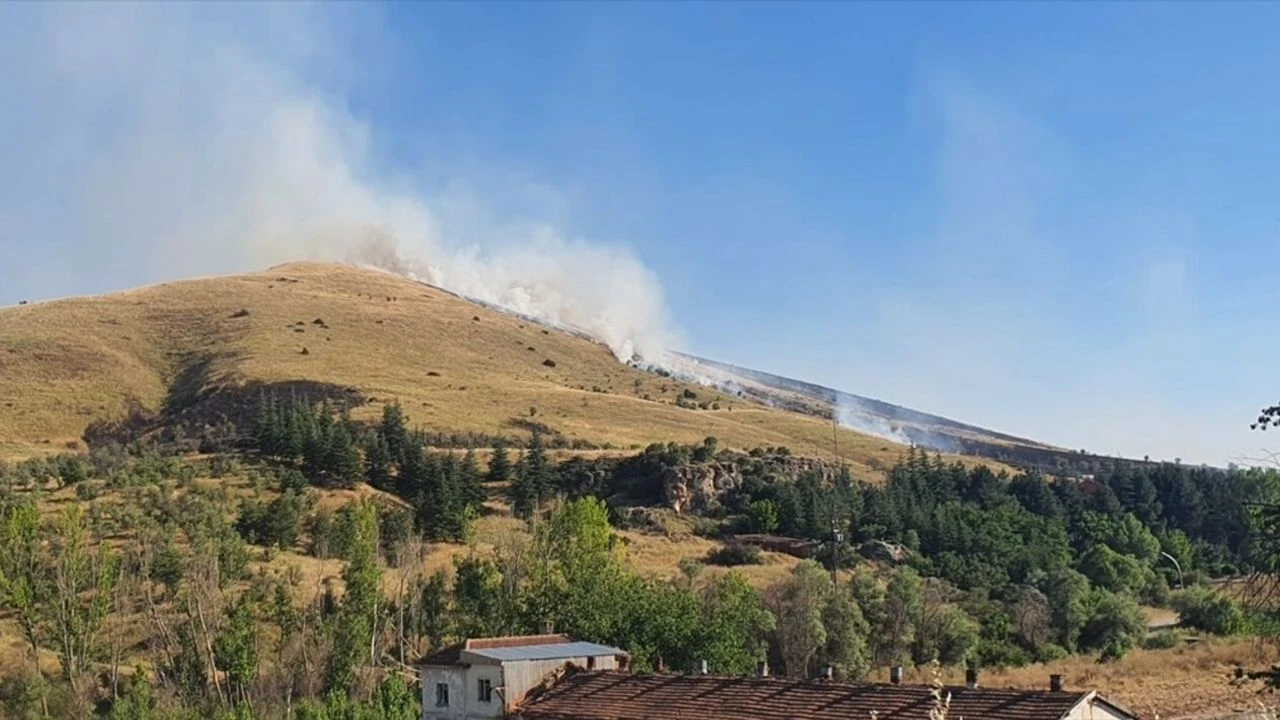 Afyonkarahisar'da büyük yangın: 80 hektarlık alan kül oldu