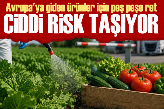 Avrupa'ya giden ürünler için peş peşe ret: Ciddi risk taşıyor