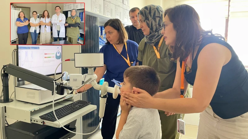 Minik nefeslere büyük destek: İmpuls Osilometri ÇOMÜ’de