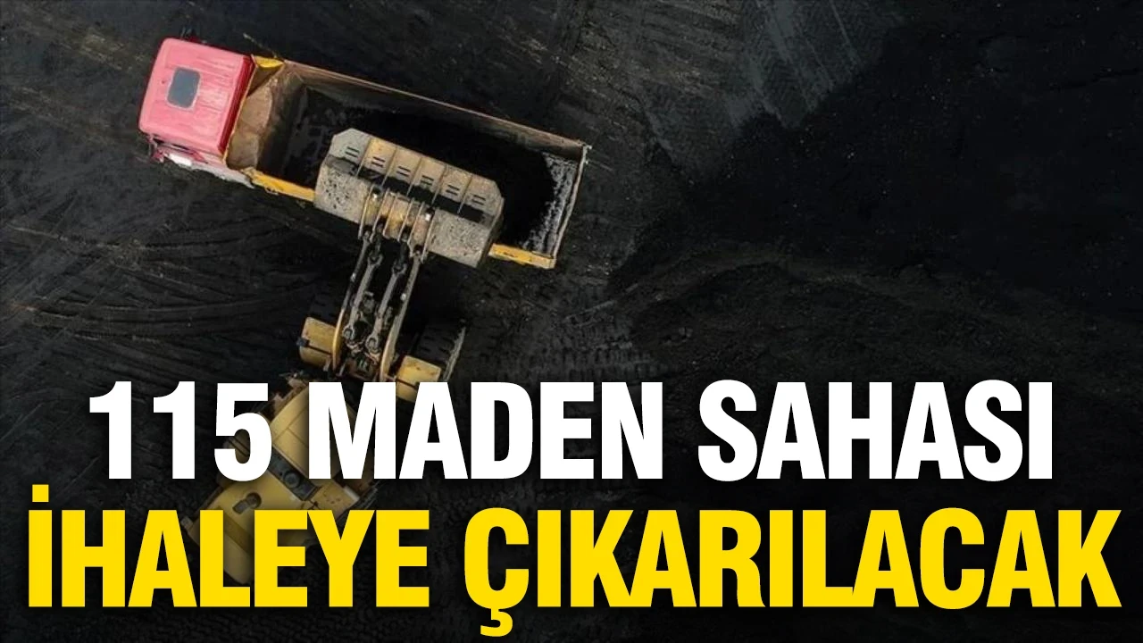 115 maden sahası ihaleye çıkarılacak