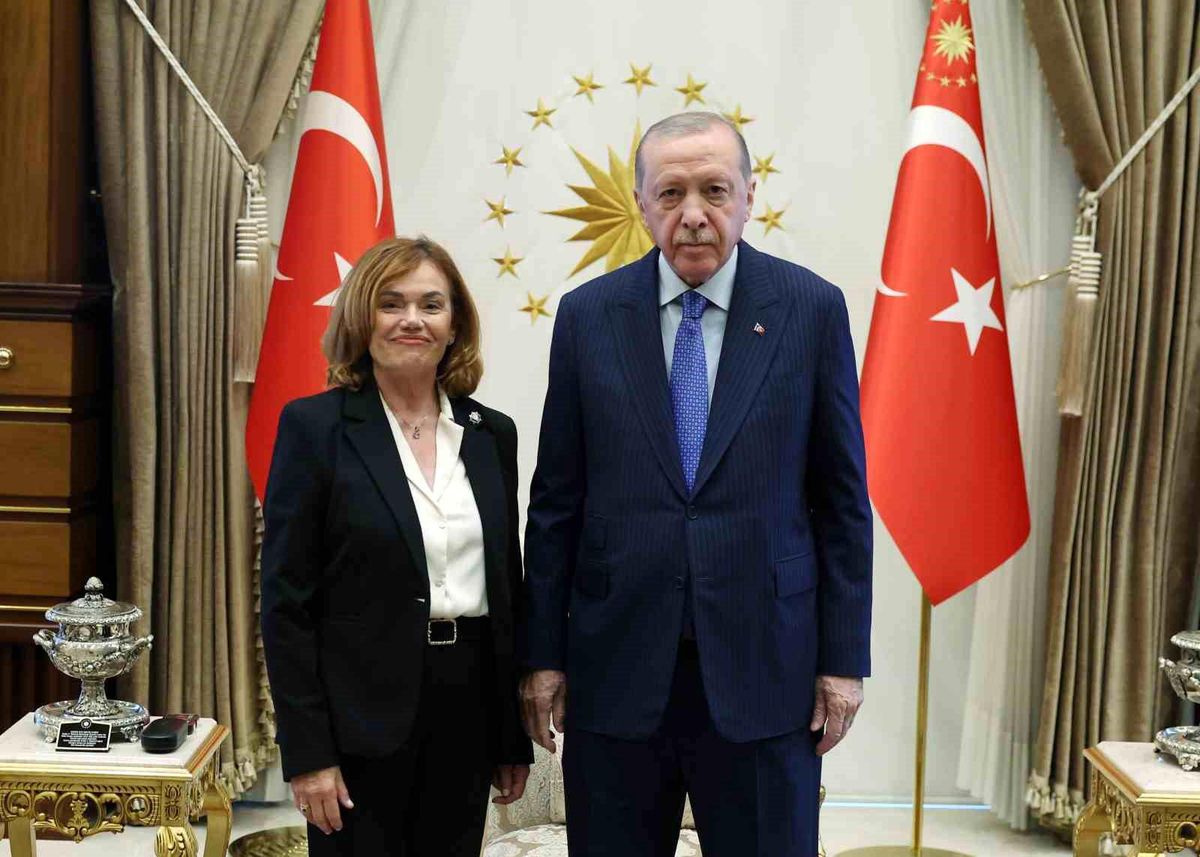 Cumhurbaşkanı Erdoğan, İspanya Anayasa Mahkemesi Başkanvekili Huertas'ı kabul etti