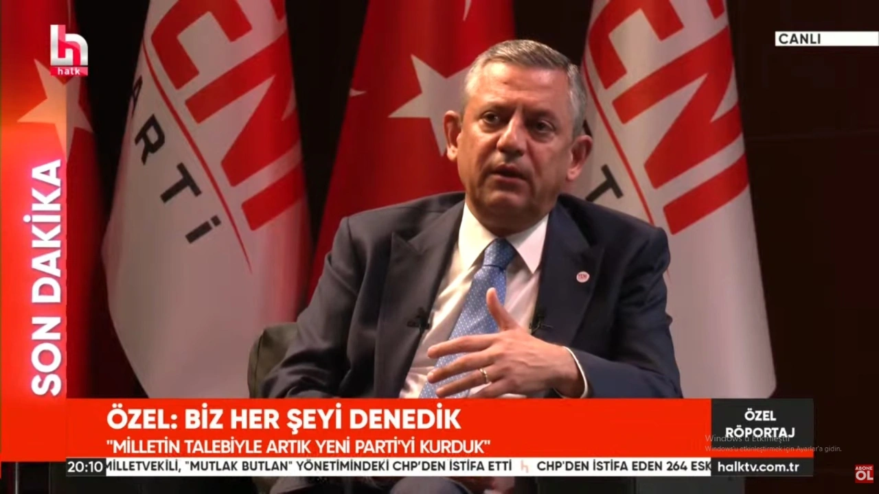 Butlan yönetiminden belediye başkanları YENİ Parti baskısı iddiası: Özgür Özel Halk TV'de anlattı