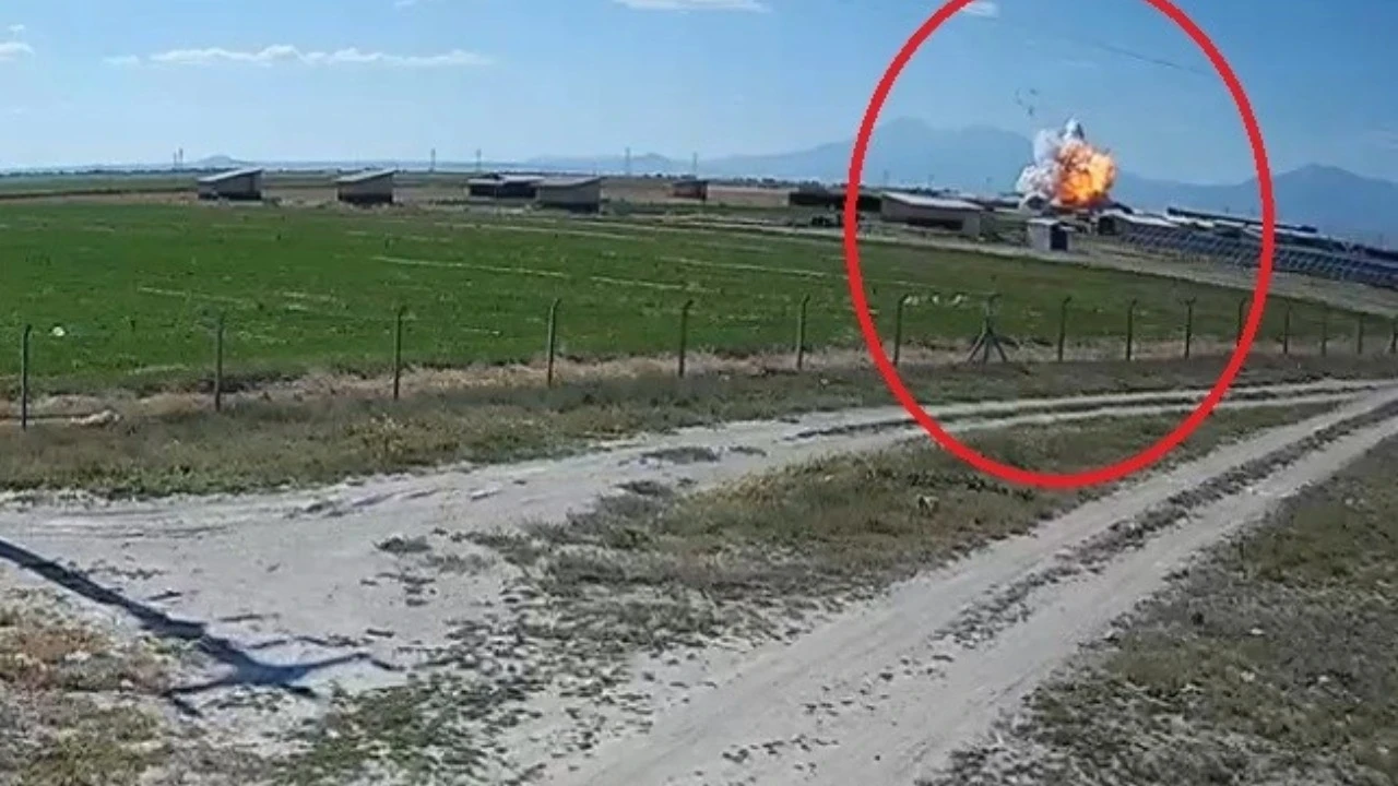 Havai fişek faciası kamerada