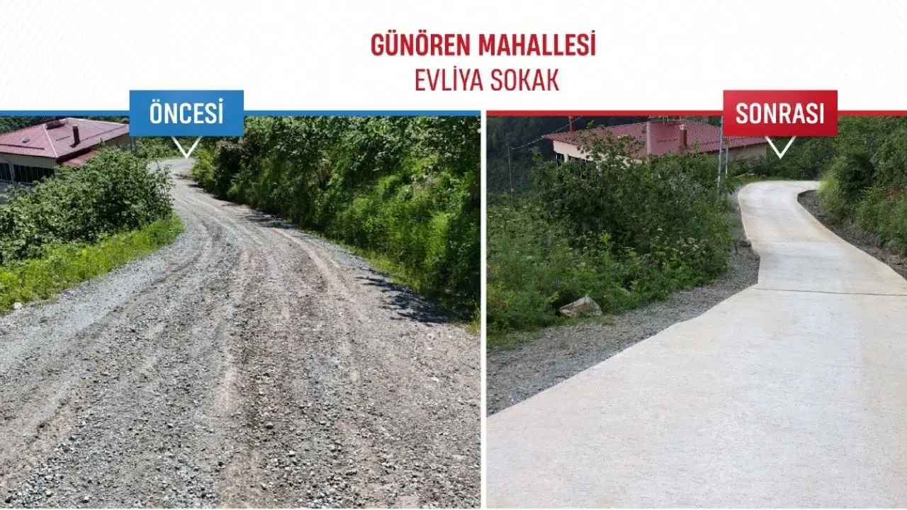 Altınordu’da ambulansın bile giremediği yolların tadilatı tamamlandı