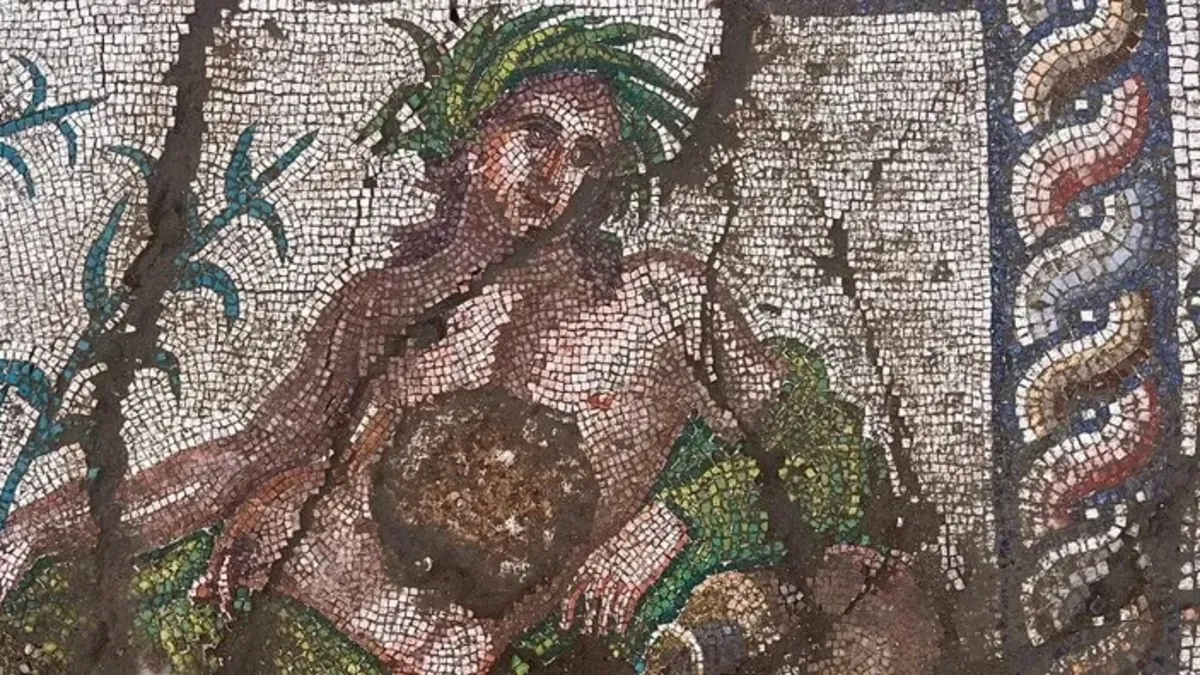 Bakan Ersoy’dan Aspendos müjdesi! Eurymedon Mozaiği gün yüzüne çıktı