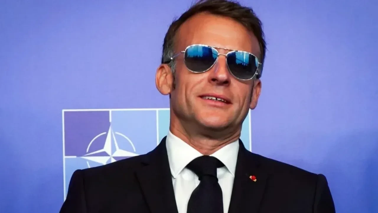 Fransa Cumhurbaşkanı Macron'un güneş gözlüğünü hiç çıkarmama sebebi ortaya çıktı