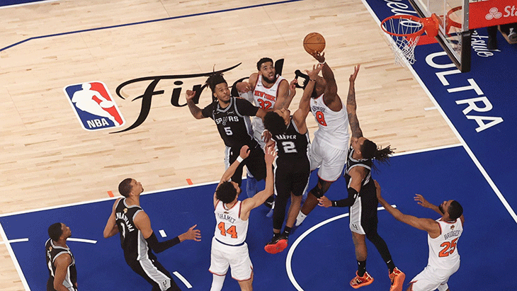 NBA finallerinde görülmemiş geri dönüş! New York Knicks, San Antonio Spurs'ü devirdi