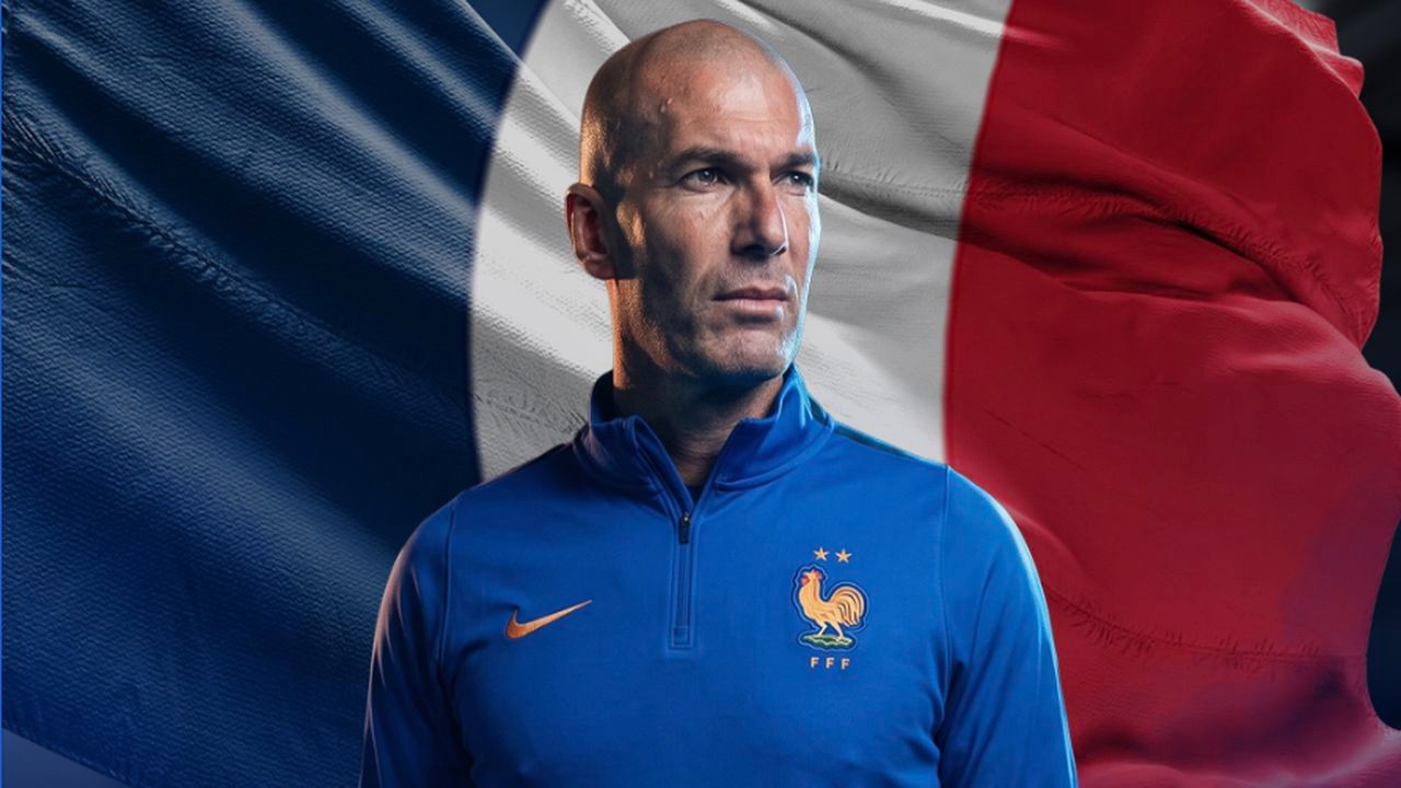 Fransa'nın yeni teknik direktörü Zinedine Zidane oldu