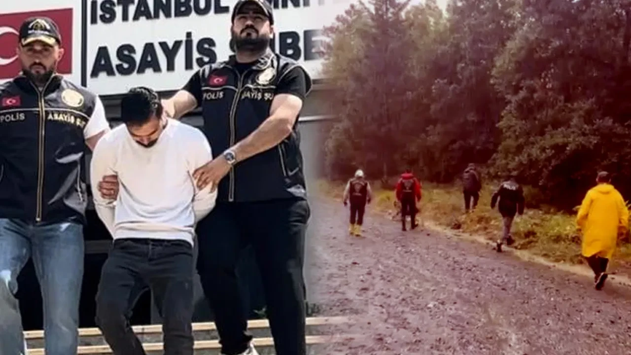 Cani eş korkunç cinayeti itiraf etti! Eşini boğup ormanlık alana bırakmış: İşte kamera görüntüleri