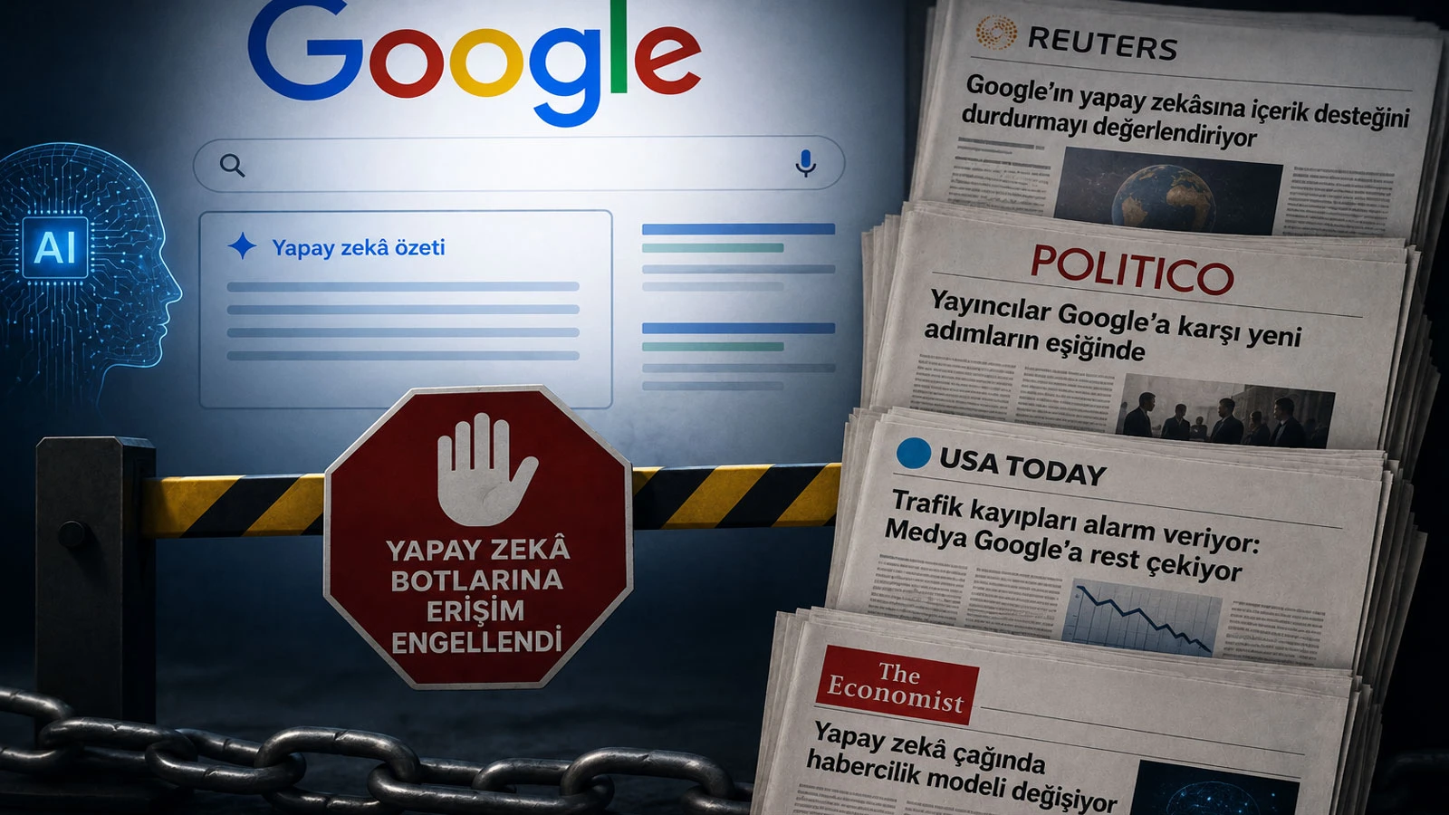 20 yıllık düzen yıkılıyor! Dünya medyası Google'a karşı içeriklerini geri çekiyor