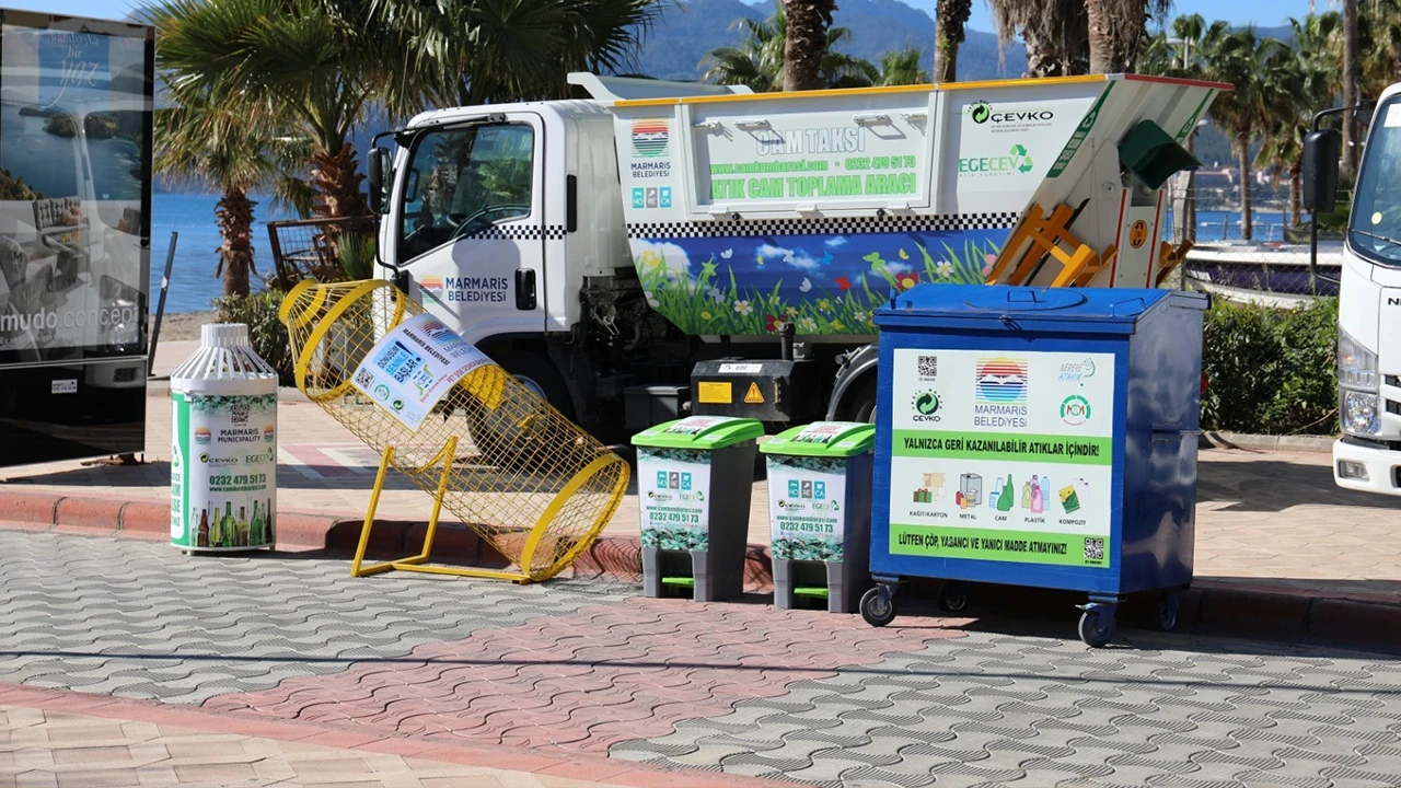 Marmaris'te geri dönüşüm seferberliği başladı