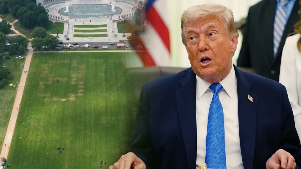 Donald Trump 86 47 ne demek? Washington'da çimenlere yazılan 86 47 mesajı nedir? | DÜNYA HABERLERİ