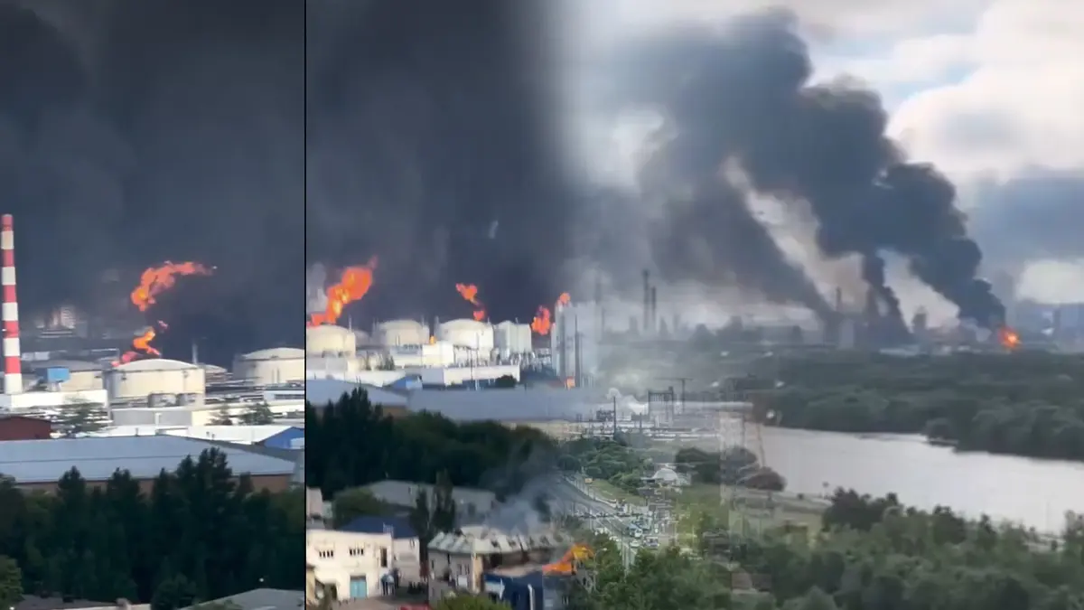 Başkent savaş alanına döndü! Ukrayna'dan son iki yılın en büyük dron saldırısı