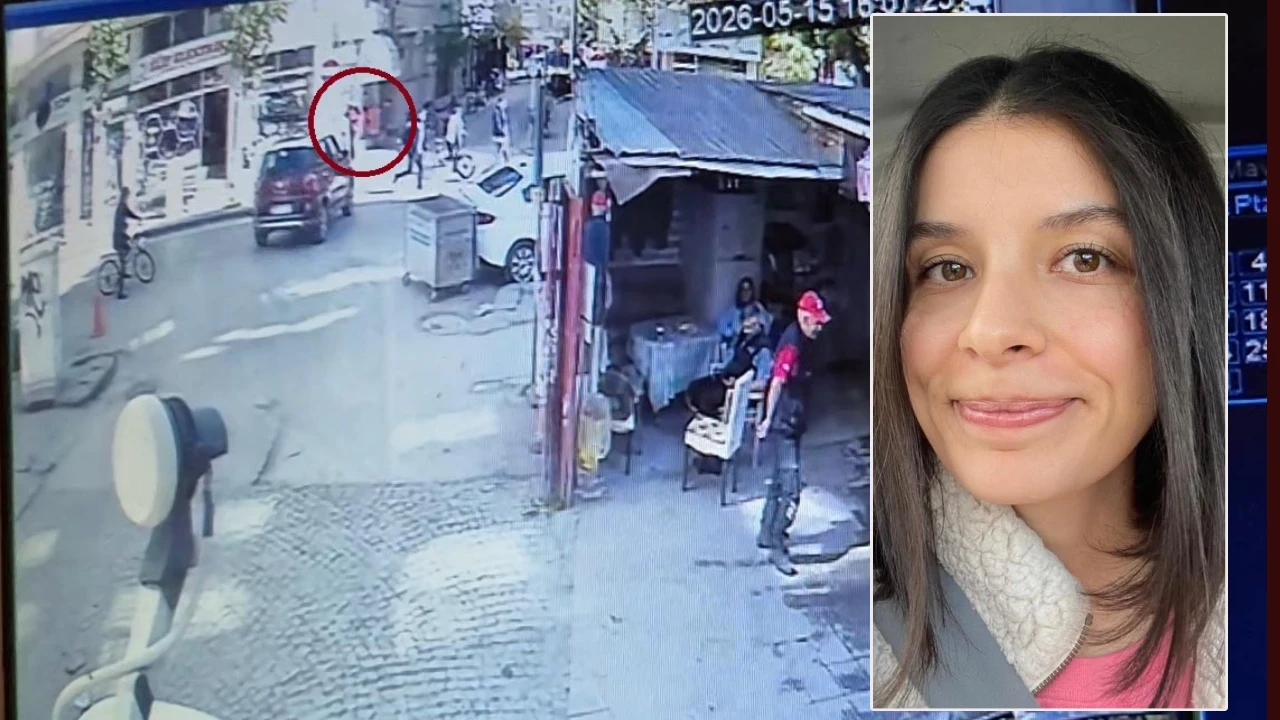 Genç kadın kaldırımda yürürken can vermişti! Dehşete düşüren kaza anı ortaya çıktı
