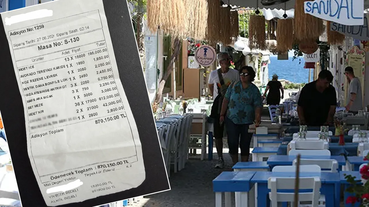 Alaçatı'da 870 bin liralık hesap sosyal medyayı salladı! Mekan sahibinden açıklama var