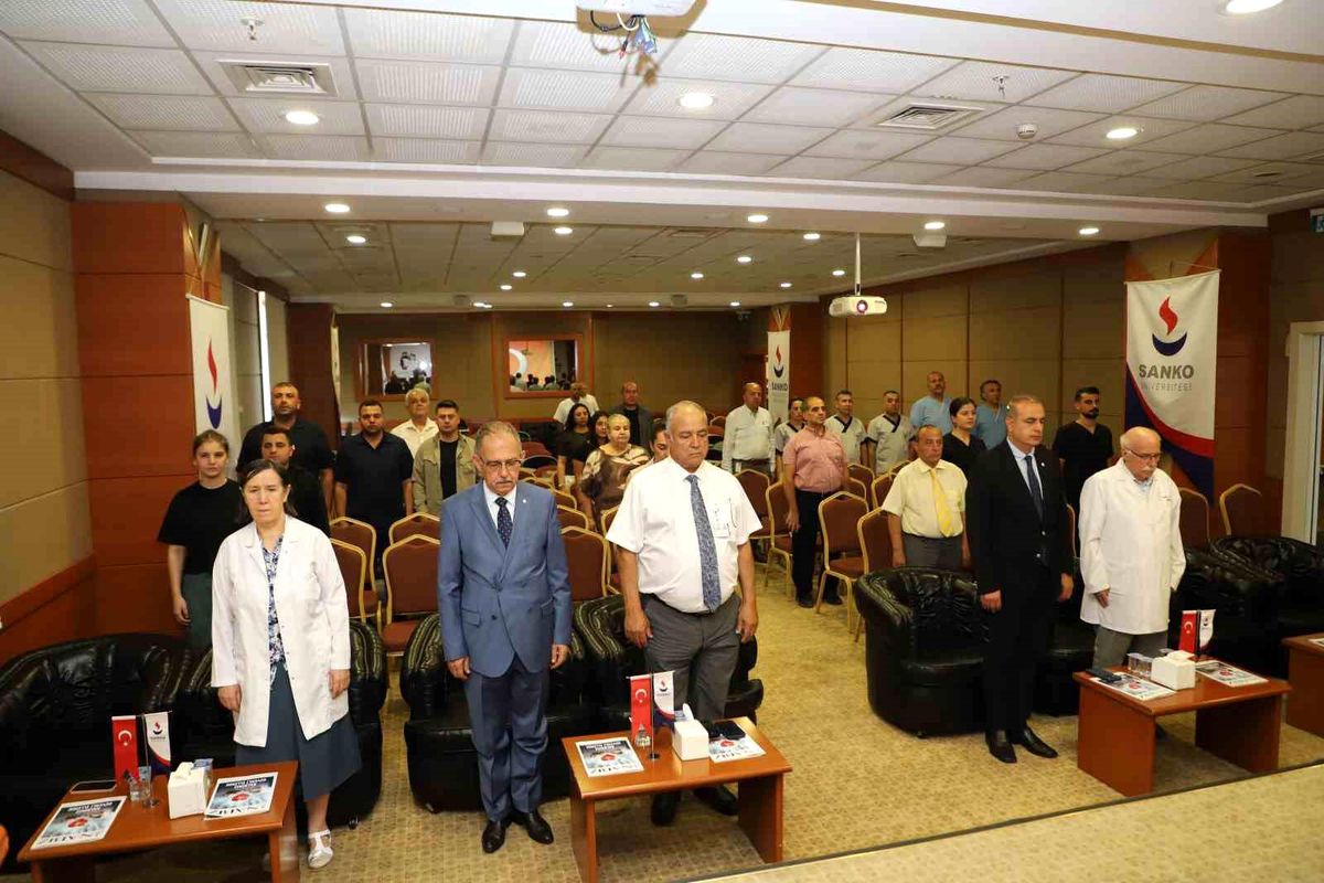 SANKO Üniversitesi'nde 15 Temmuz Anma Programı: 'İrade Bizim, Zafer Bizim'