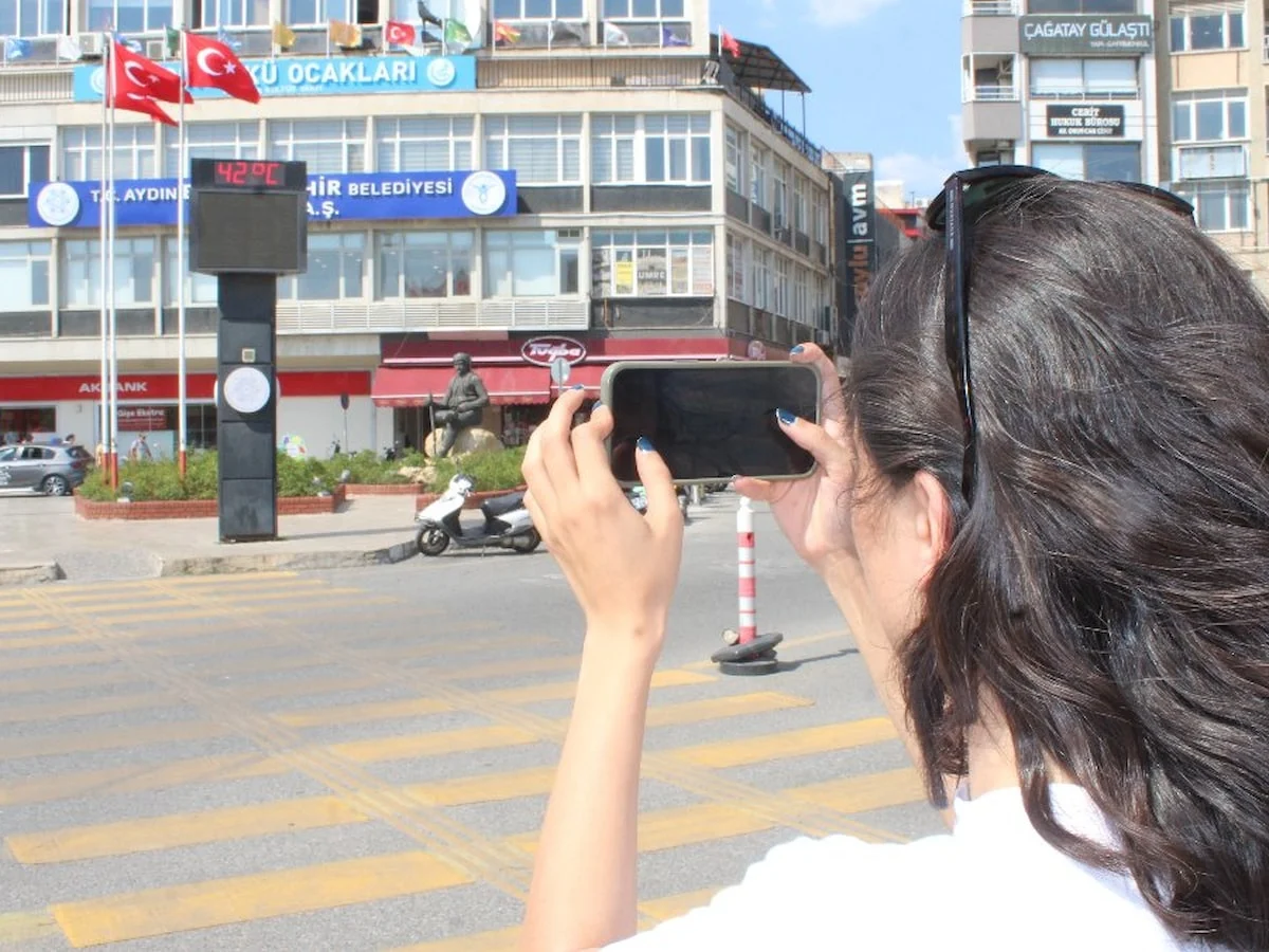 Aydın'da termometreler 42 dereceyi gösterdi