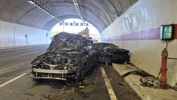 İstanbul'da tünelde sürü çıkmazı! 10 inek telef oldu, 1 kişi yaralandı