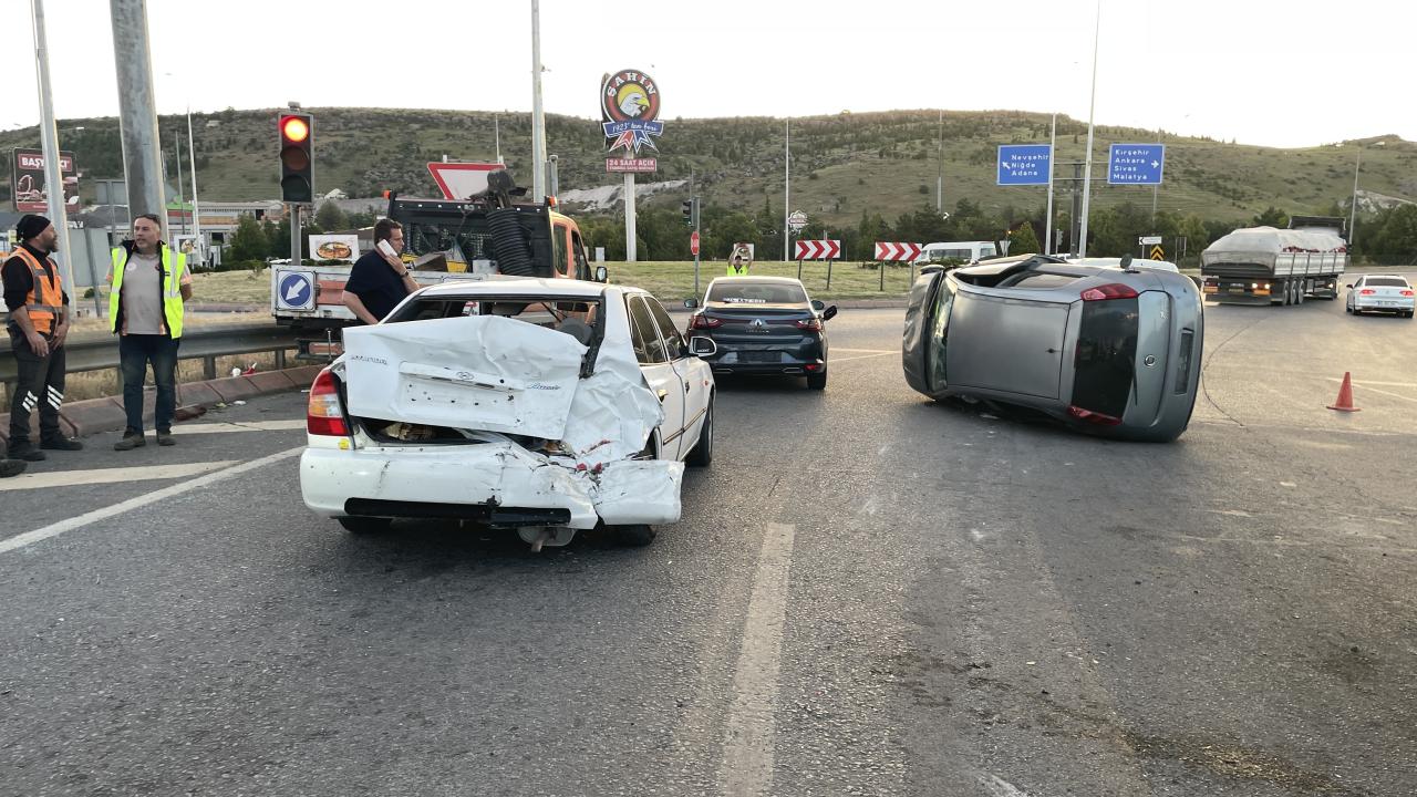 Kayseri'de zincirleme trafik kazası: 4 yaralı