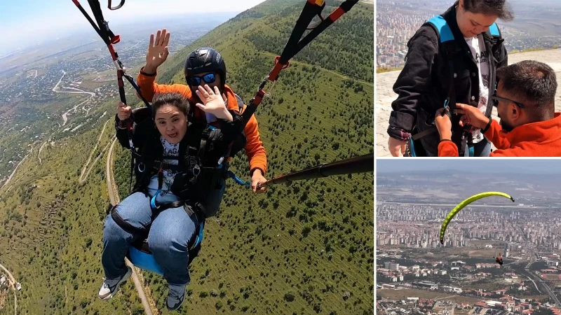 Kayseri semalarında özel uçuş: Down sendromlu zekiye hayaline kavuştu