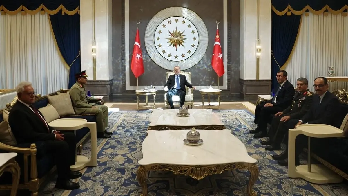 Başkan Erdoğan Mareşal Syed Asim Munir'i kabul etti!