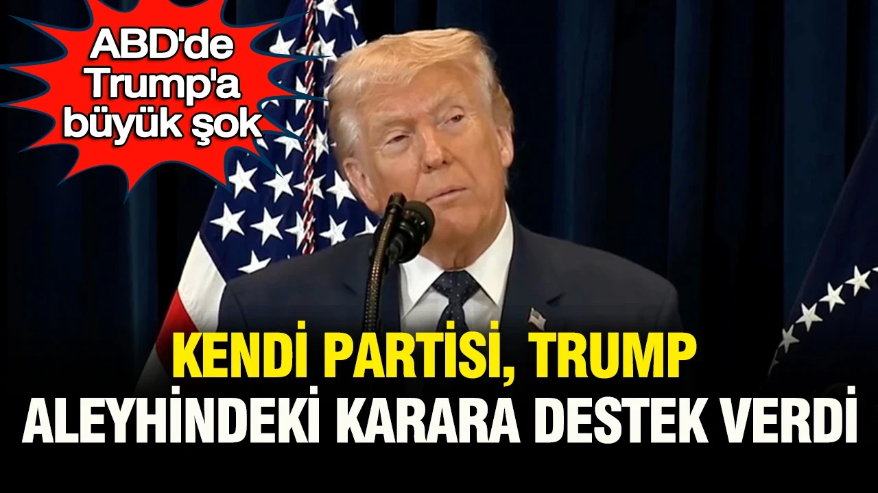 ABD’de Trump’a büyük şok: Kendi partisi bile karşı çıktı