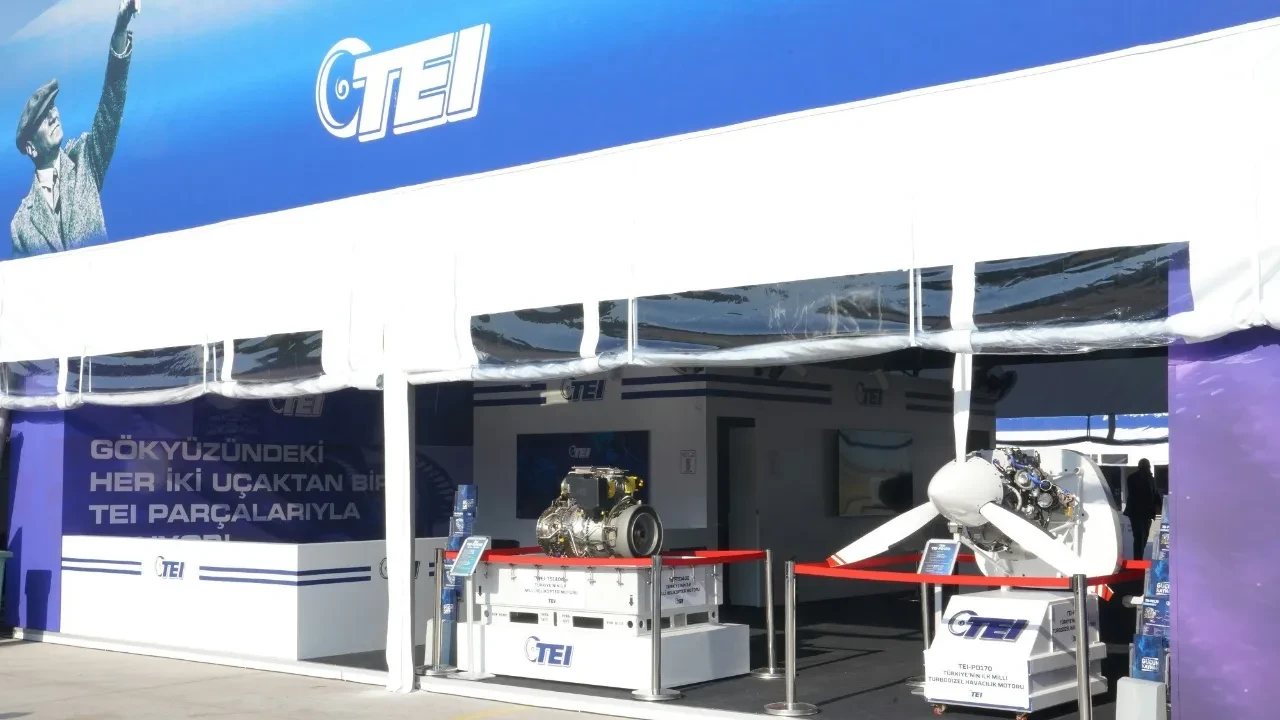 Türkiye'nin yerli motorları bir arada! TEI İzmir'de ürünlerini sergiledi