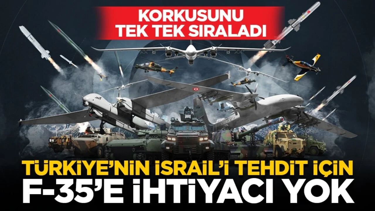 Korkusunu tek tek sıraladı: Türkiye’nin İsrail’i tehdit için F-35’e ihtiyacı yok