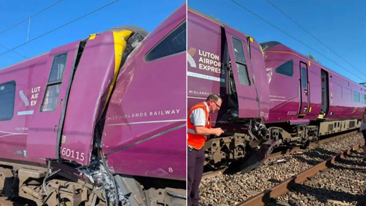İngiltere'de iki tren çarpıştı: 1 ölü, 89 yaralı