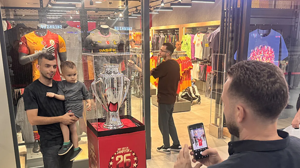 Galatasaray'ın şampiyonluk kupası Düzce'de!