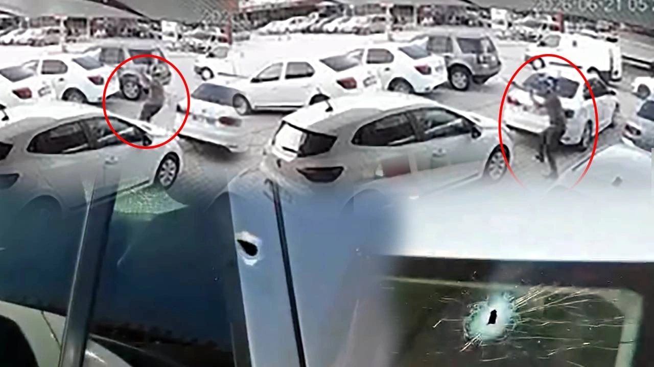 Yine motosikletli saldırganlar: Galeriye silahlı saldırı kameraya yakalandı