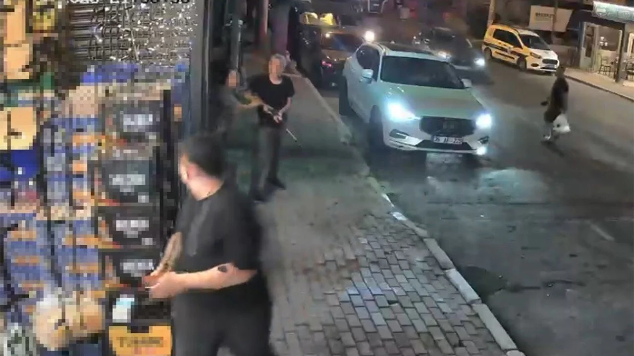 İzmir’de silahlı şehir eşkıyaları mahalleyi bastı havaya ateş açtı