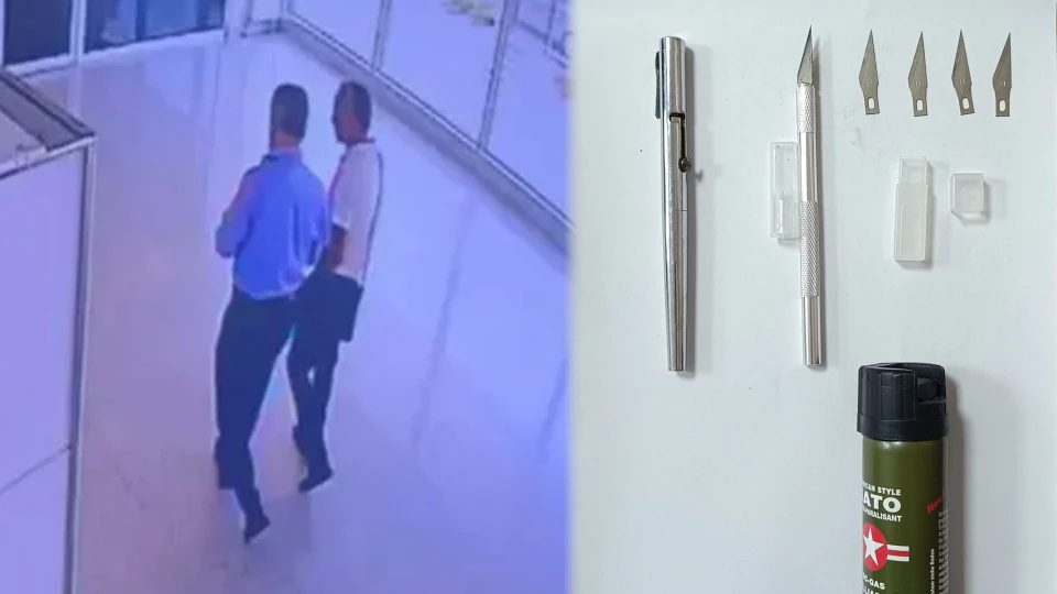 Kalem görünümlü silah, neşter, biber gazı... Bakırköy Adliyesi'ne girmeye çalışıyordu: El çantasından cephanelik çıktı