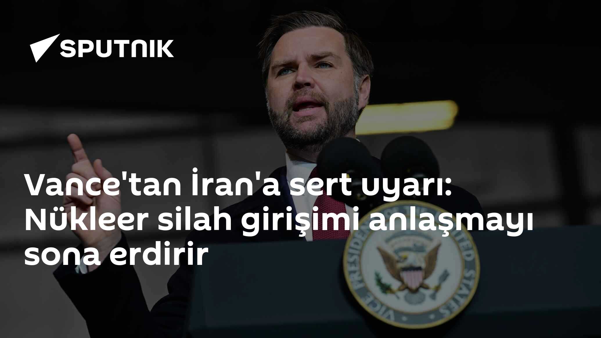 Vance'tan İran'a sert uyarı: Nükleer silah girişimi anlaşmayı sona erdirir