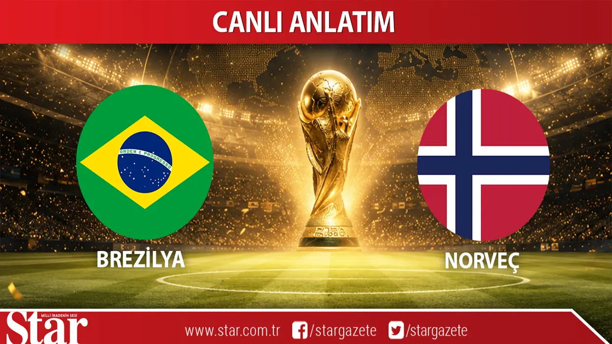 CANLI: Brezilya - Norveç