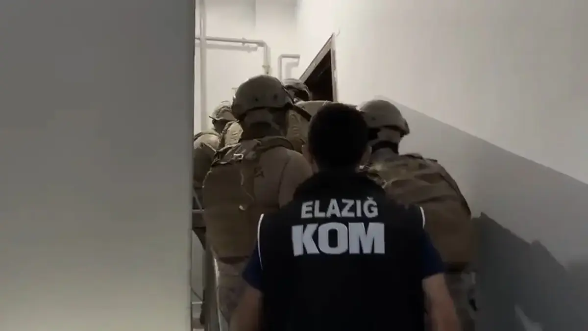 Elazığ merkezli 5 ilde suç örgütü operasyonu: 29 gözaltı