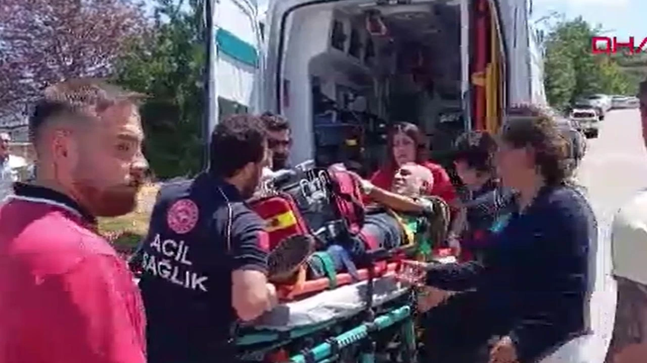 Yılanının ısırdığı kişi helikopterle hastaneye kaldırıldı