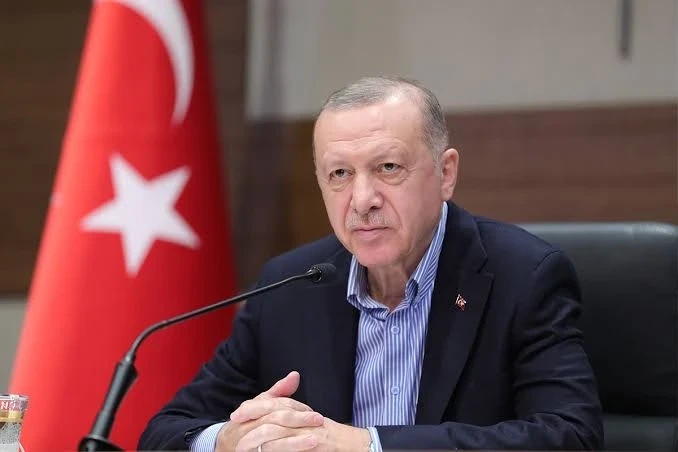 Cumhurbaşkanı Erdoğan, Letonya Cumhurbaşkanı Rinkevics ile görüştü