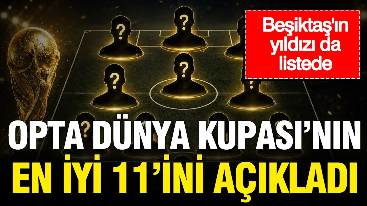 Opta Dünya Kupası’nın en iyi 11'ini açıkladı: Beşiktaş'ın yıldızı da listede