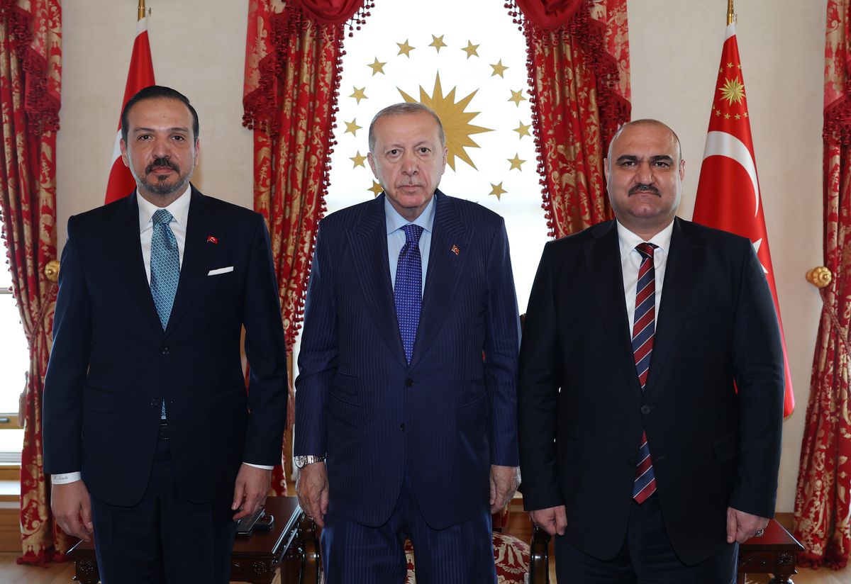 Erdoğan Kerkük Valisi Ağa’yı kabul etti