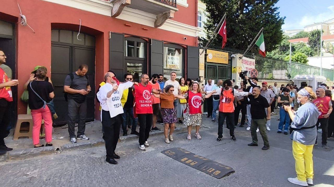 Dersimiz grev: İtalyan Lisesi'nde direniş kazanım getirdi