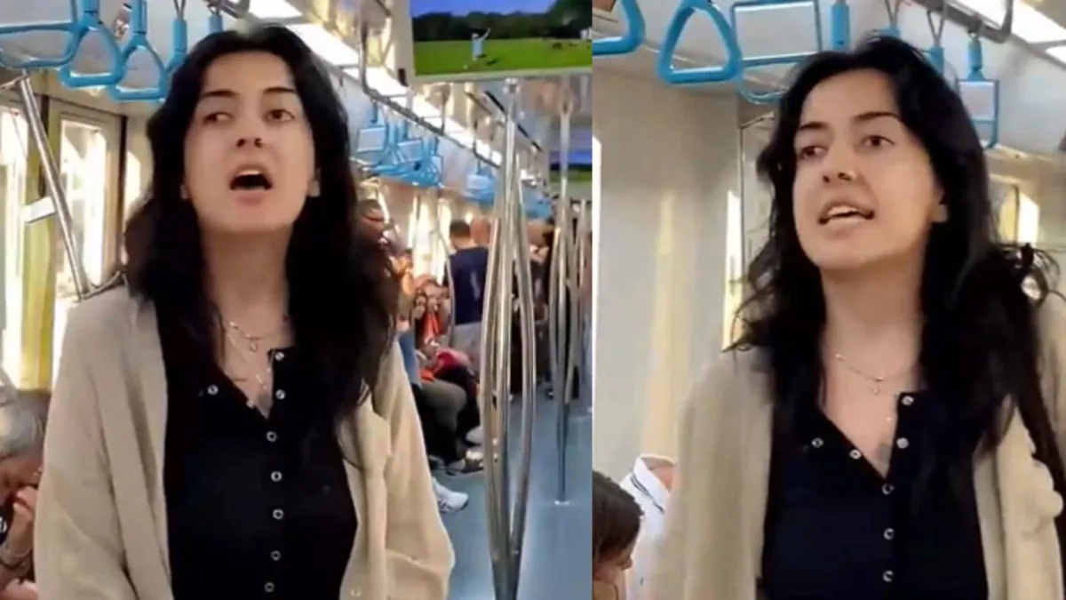 Marmaray'da LGBT propagandası! Toplu taşımayı provokasyon alanına çevirdi