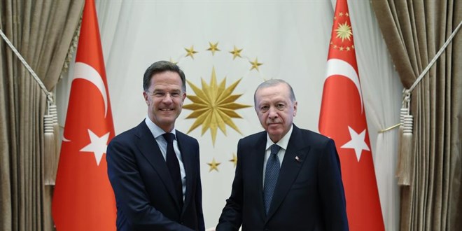 Erdoğan, NATO Genel Sekreteri Rutte'yi kabul etti