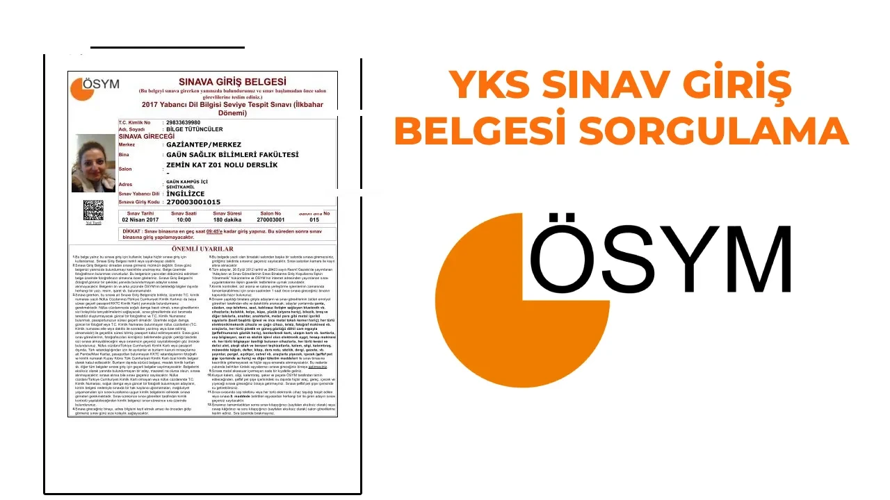 ÖSYM YKS sınav yerleri giriş belgesi 2026 AYT, TYT, YDT! YKS (üniversite sınavı) giriş belgesi açıklandı mı?