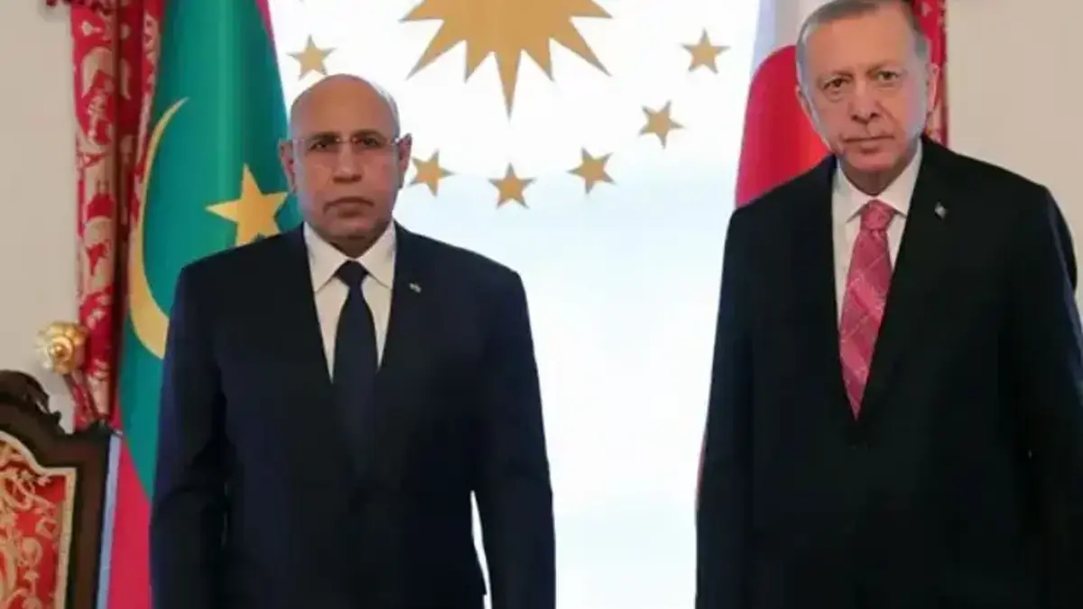 Cumhurbaşkanı Erdoğan Moritanya Cumhurbaşkanı El Ghazouani ile görüştü