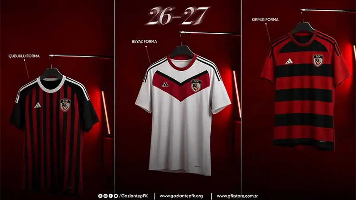 Gaziantep FK, yeni sezon formalarını görücüye çıkardı