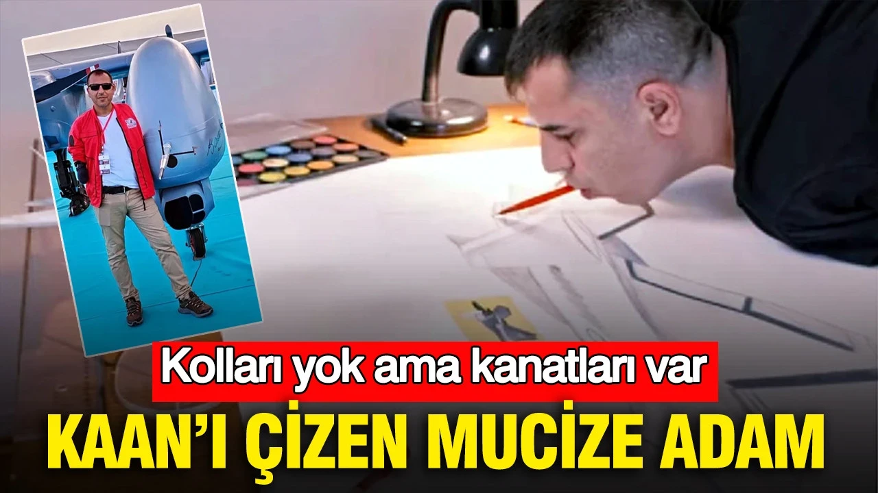 Kolları yok ama kanatları var: KAAN’ı çizen mucize adam