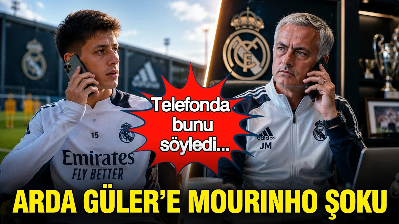Arda Güler'e Mourinho şoku! Telefonda bunu söyledi