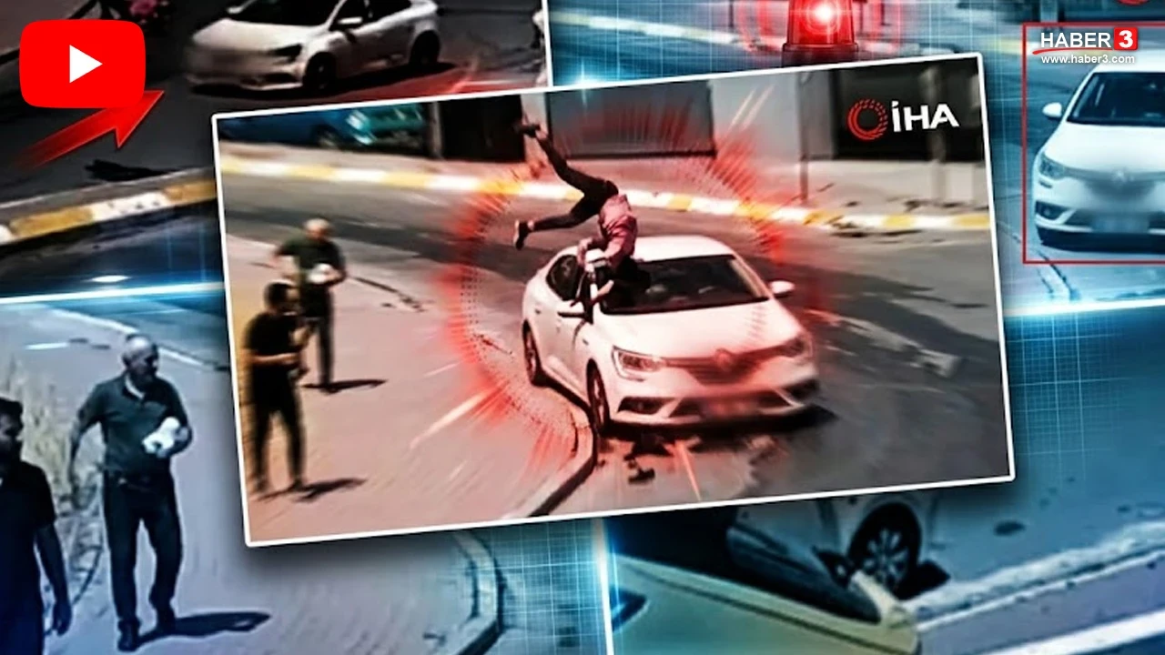İstanbul'da feci kaza kamerada: Ters yönden gelen scooter sürücüsü ağır yaralandı