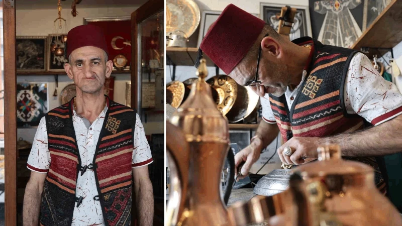 Kamyonu bırakıp hayalinin peşinden gitti: Pandemiyi fırsata dönüştürdü, bitmekte olan mesleğin ustası oldu